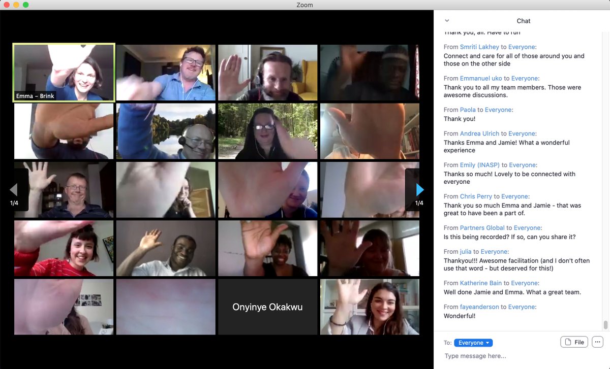 EmmaProud's tweet photo. Last week about 100 people came together from all over the world to talk about how adaptive management can help the devt sector respond to Covid-19

The magic of the session was embodying adaptive management

Here’s how @jamiepett &amp; I designed it 👇
Scroll down for the notes! https://t.co/PCsED2MAr6