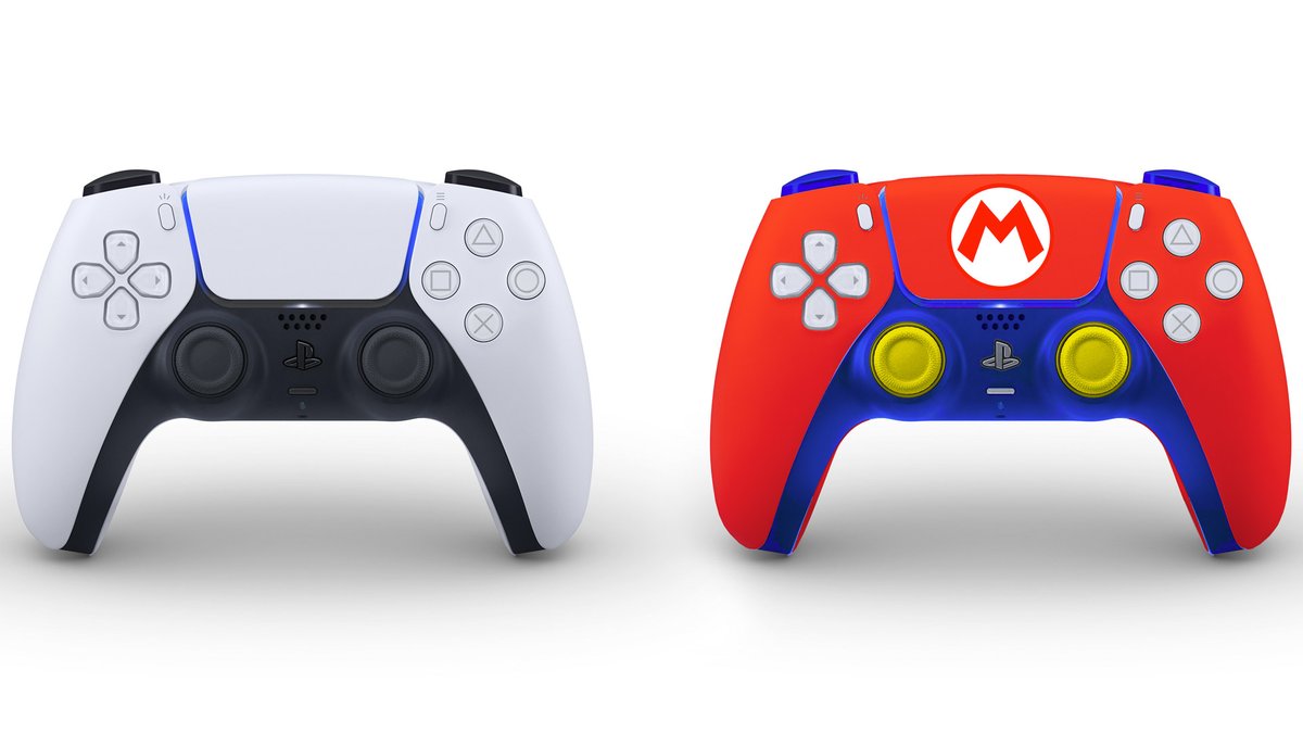 Mario PS5 Controller