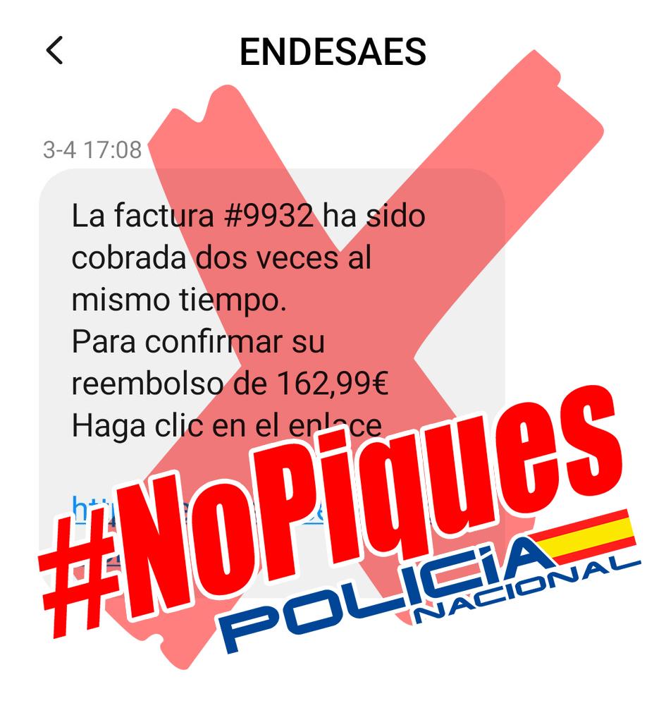 policia's tweet photo. Que no☝, que no☝. Va a ser que tampoco es verdad...

¿Qué te han cobrado dos veces la factura? ¿¿¿Qué factura???🤔 

Ante la duda👉 CONTRASTA y NO hagas click en el enlace

#NoPiques
#Phishing https://t.co/B85t3KX7Kj