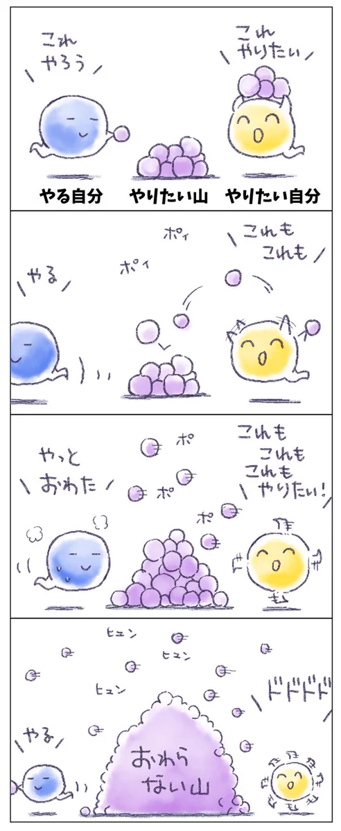 めっちゃ分かる！！やりたい自分とやる自分の漫画が共感の嵐ｗｗ