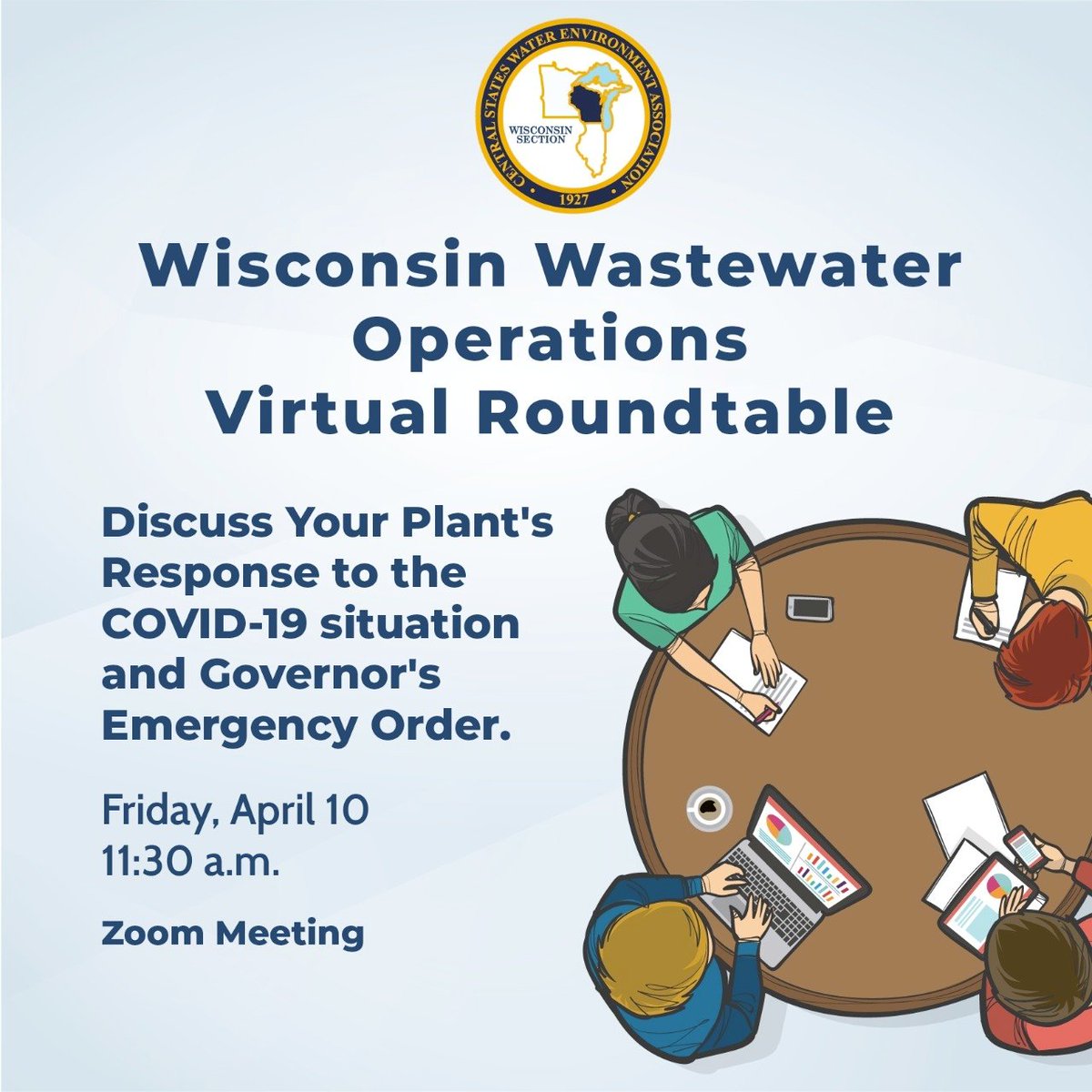 The CSWEA Wisconsin Section Operations Committee has been hosting virtual roundtable discussions. Please DM me to be added to the appointment. Lots of great ideas and experiences are being shared. <a href="/cswea/">CSWEA</a> <a href="/NEWWater_WI/">NEW Water</a> <a href="/madmetrosewer/">Madison Metropolitan Sewerage District</a>