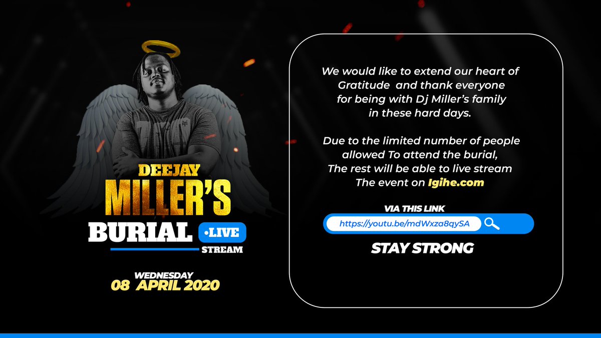 pointzer001's tweet photo. #djmiller
#ripdjmiller
#rwot
#creativedoctor
@IGIHE https://t.co/5BAJRPAMXV