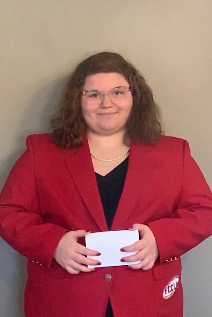 Congratulations, Brylee Sherer!

Brylee was selected to serve on the 2020-21 FCCLA Iowa State Executive Council as a state officer!
We are so proud of your accomplishments and are looking forward to your leadership at the state level.
