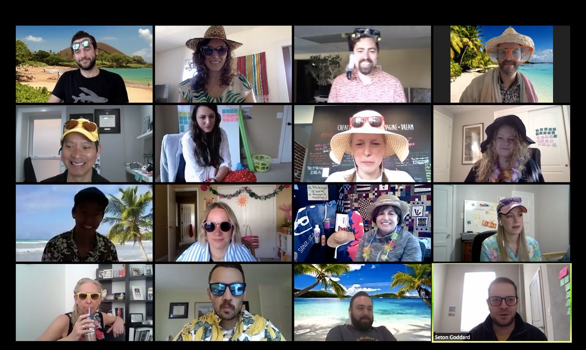 stokedproject's tweet photo. During our latest 2-day virtual session as a part of a 10-week Learning Lab experience, we kept things fresh and fun by creating our own #COVID19 challenge. 

We had a hat day, beach day, and even made a music video... all to raise money for @FeedingAmerica! https://t.co/t2TJMOsCeZ