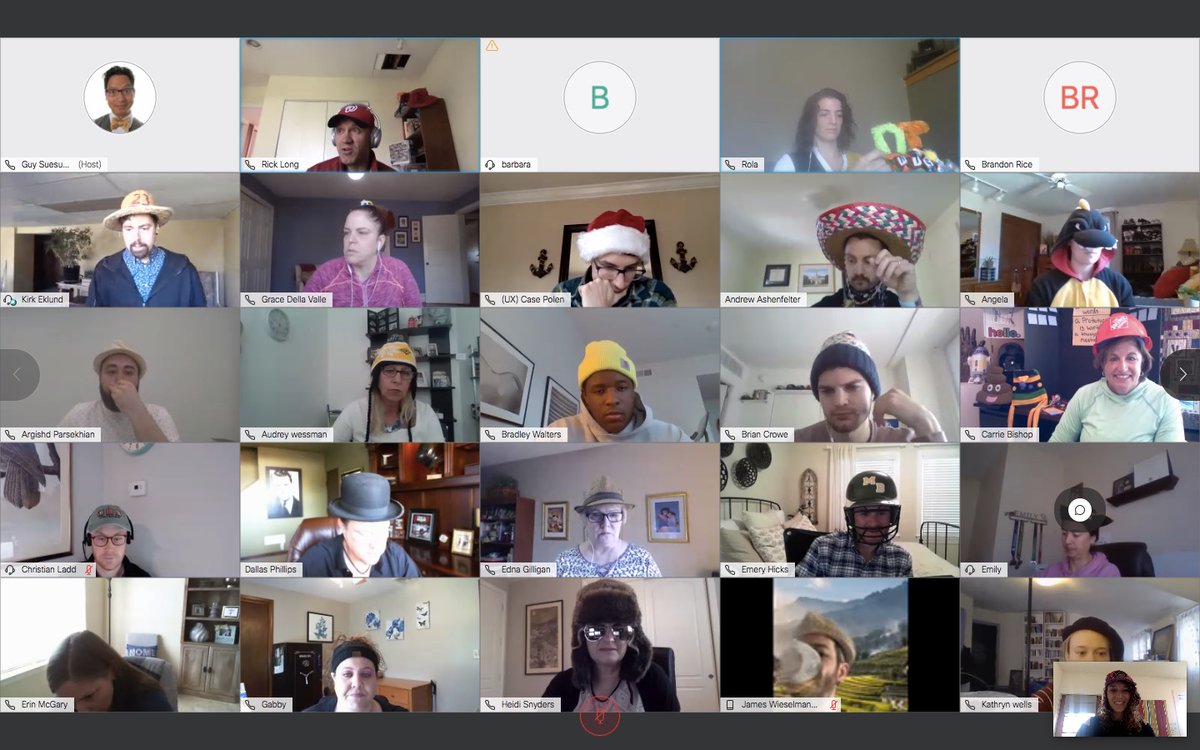 stokedproject's tweet photo. During our latest 2-day virtual session as a part of a 10-week Learning Lab experience, we kept things fresh and fun by creating our own #COVID19 challenge. 

We had a hat day, beach day, and even made a music video... all to raise money for @FeedingAmerica! https://t.co/t2TJMOsCeZ