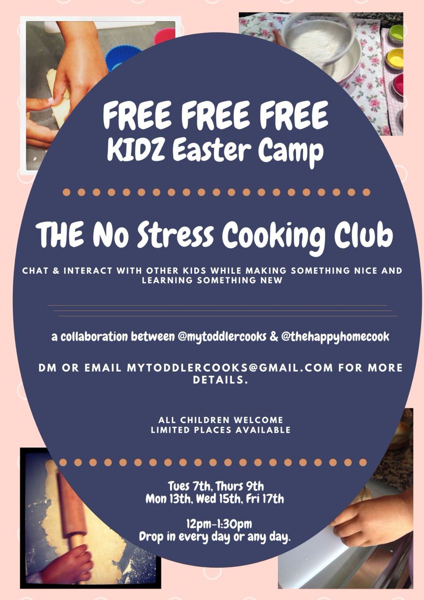 MyToddlerCooks's tweet photo. We're Doing an Easter Camp on Zoom. https://t.co/5dSoQ5phVi https://t.co/7bSCULZBgj