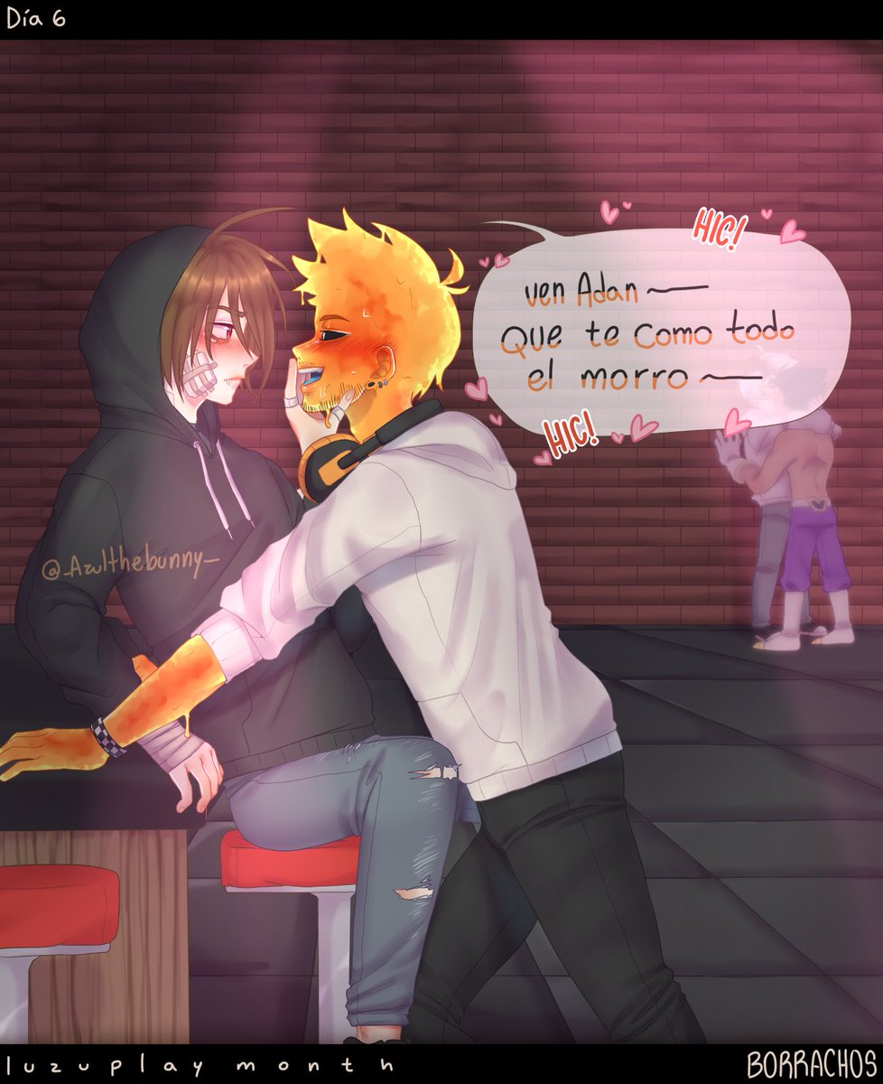 _AzulTheBunny_'s tweet photo. vamos que casi voy al día
🧡 Día 6: Borrachos 🧡
fiestote en la taberna oscura (?)
#Karmaland4 #Luzuplay #luzuplaymonth https://t.co/nJOlULehjp