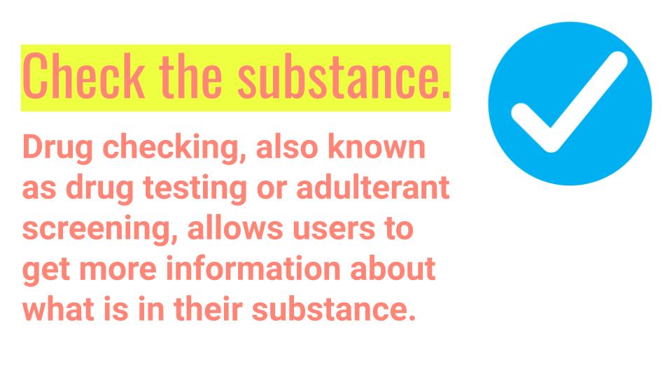 Drug checking is another  #HarmReduction method that helps users identify their substance. DPA is working to expand access to drug checking equipment. Read more about DPA's work on drug checking:  https://www.drugpolicy.org/issues/drug-checking