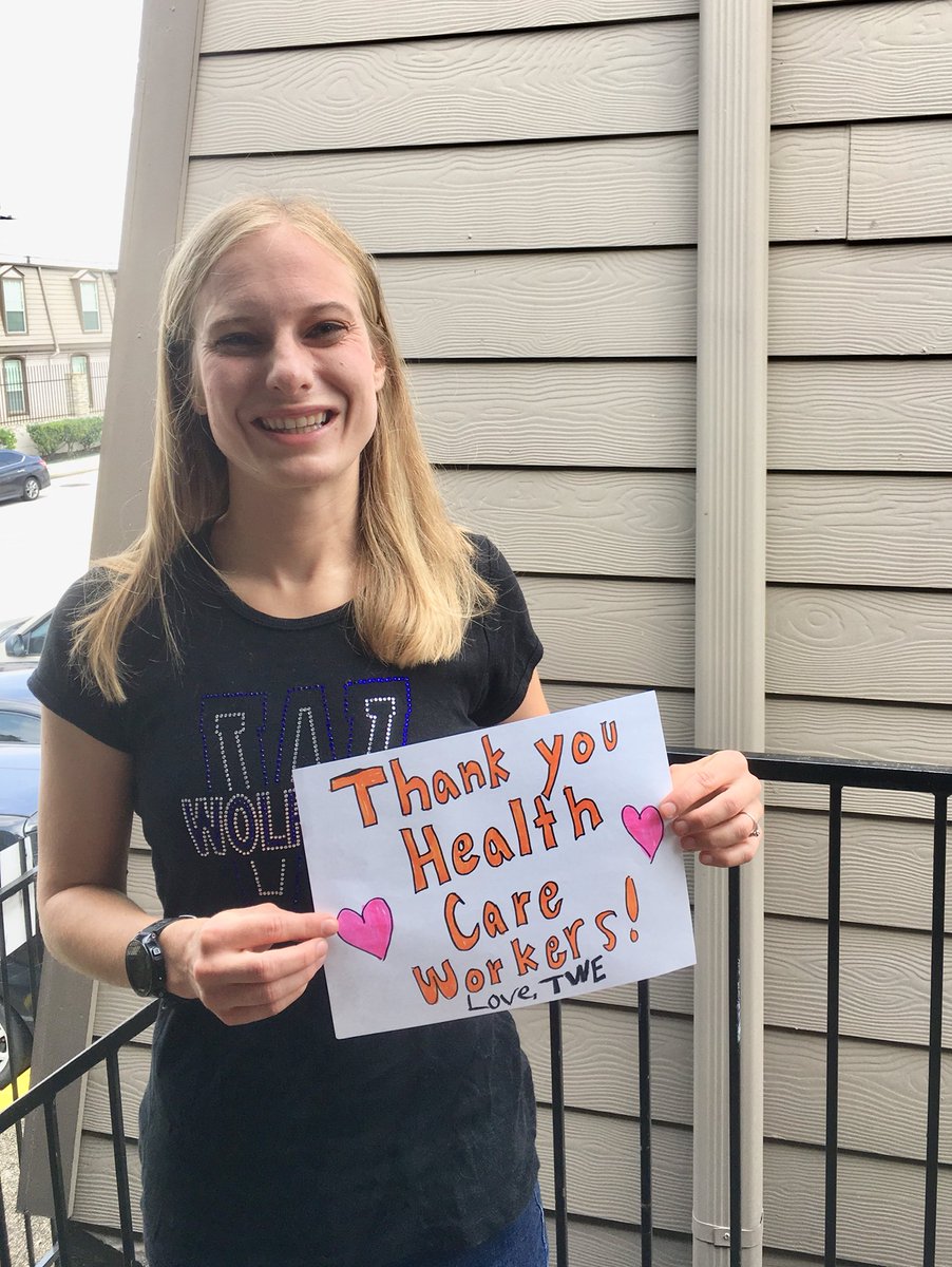 MrsYubaile's tweet photo. Thank you to our health care workers! #twepta #twehowl https://t.co/sUoNF5xYCc