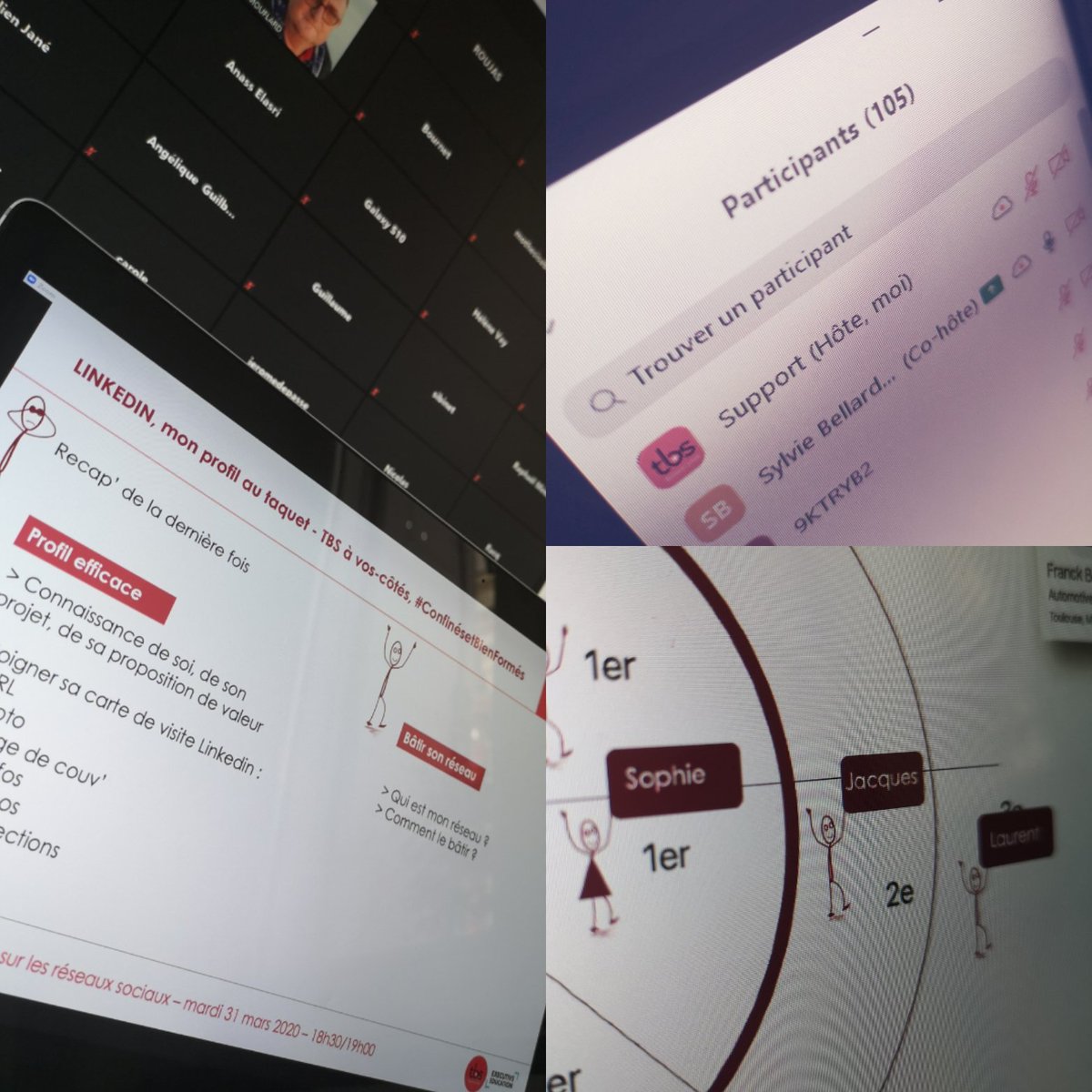 On passe un cap ce soir 🏆 vous êtes plus de 100 à suivre le cours #ConfinésEtBienFormés de @boostmydigital !! Bravo à tous ! À n'en pas douter, nous serons plus forts à la sortie 💪#TogetherBelieveinSuccess <a href="/tbs_education/">TBS Education</a>