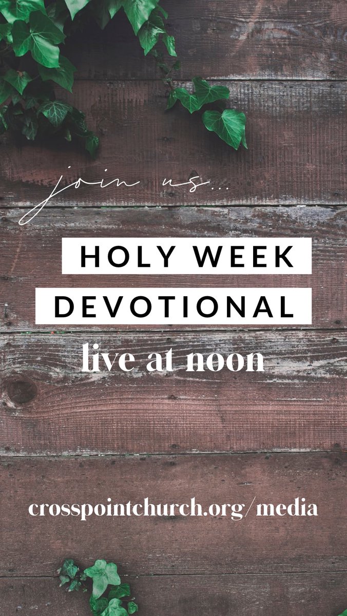 CrossPointBR's tweet photo. #CPBRatHome #HolyWeek2020 https://t.co/n4x1dnkOfS