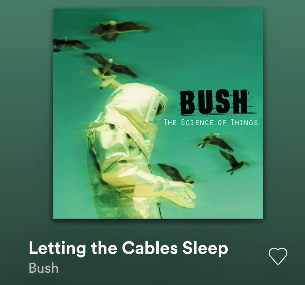 "Letting the Cables Sleep" by Bush