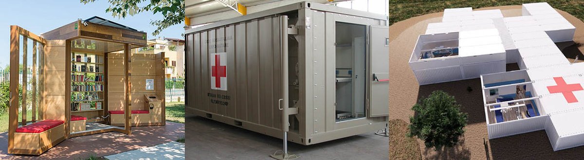 RIGroup2's tweet photo. @RIGroup2 get #award nella categoria Education al World of Modular 2020 organizzato da MBI @rethinkmodular e menzione d’onore per #Medical #Shelter e #OspedaleMobile #containerhospital https://t.co/JRnq7zbIsm