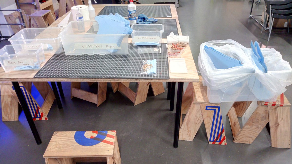 capsciences's tweet photo. 📢 #COVID19fr

Notre #FabLab produit 300 visières/jour pour les personnes exposées et personnels soignants du CHU de Bordeaux, d'EPHAD, de cliniques et d'infirmières.
Merci à nos fournisseurs et partenaires !

👉 https://t.co/ElCoo8lsPF
📩 fabmanager@cap-sciences.net https://t.co/DsVQuDQnnE