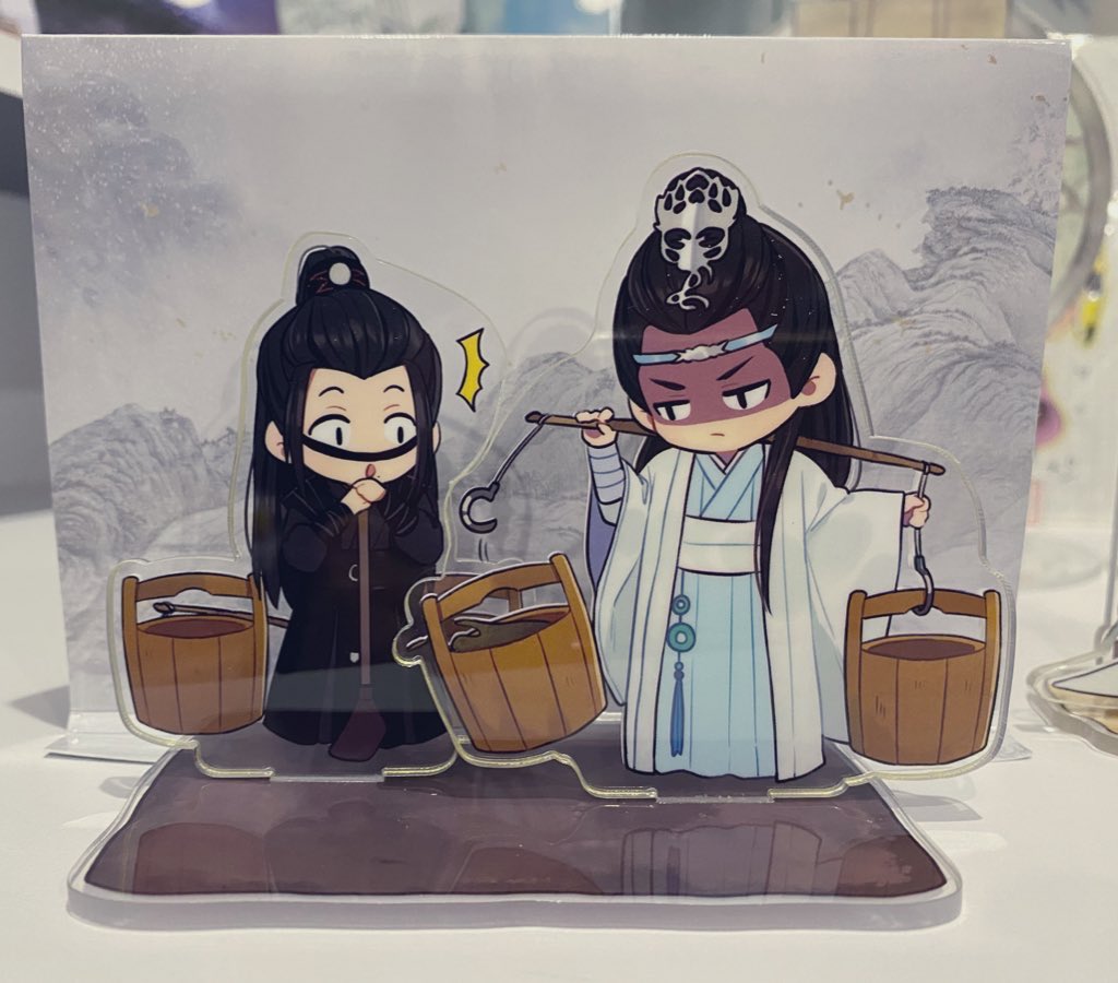 CQL standees- Married @ Cold Spring- “Only today”- “Gei ni. Dou gei ni.”- “Does GusuLan have any spells for blocking your nose?”