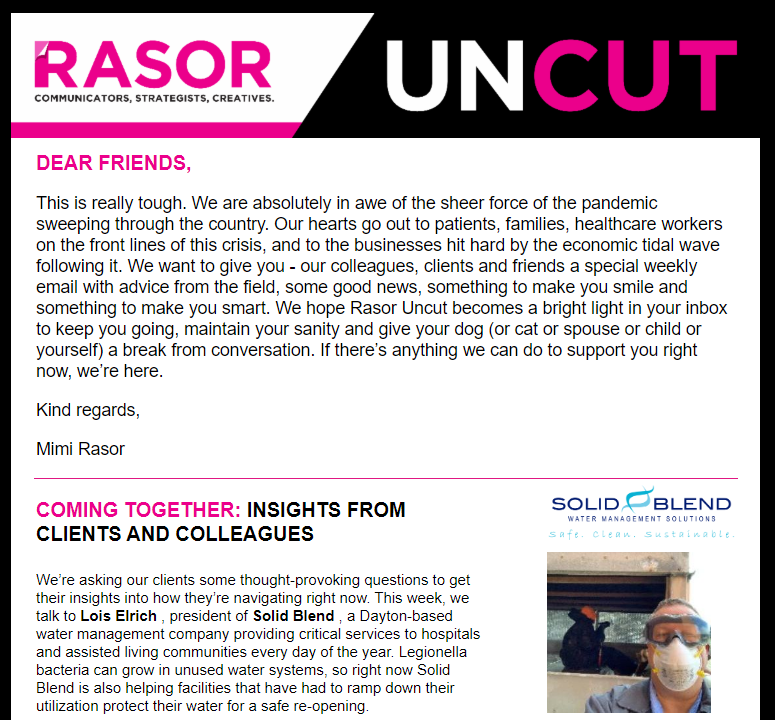 RasorMC's tweet photo. We want to give you advice from the field, some good news, something to make you smile and something to make you smart. Introducing Rasor Uncut, our brand new weekly email update. Check out last week’s issue and sign up at the link below 👇

🔗 https://t.co/EZ8TNkGfgx https://t.co/j1bAdlm2eQ