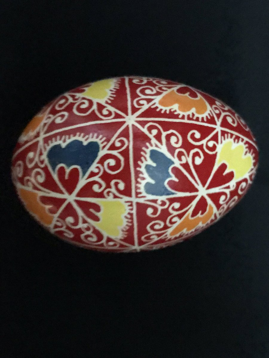 Today’s egg for auction for St. Mary’s Road Foodbank at Facebook page @eggartbypeter #donationdozen