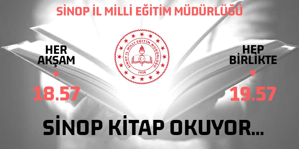 sinopilmem's tweet photo. Haydi Sinop!
Her akşam, aynı saatte, hep birlikte kitap okuyalım...
Evde kal
Kitapla kal
Sağlıkla kal https://t.co/XLvhnLJ6dJ