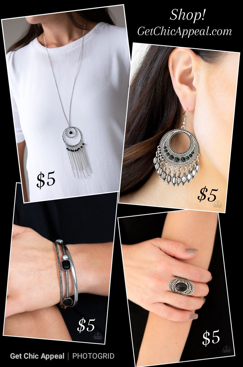 getchicappeal's tweet photo. Build your own sets for only $20! 😍

Shop by category. 
Shop by color. 
All pieces $5 ea. 
Nickel &amp; Lead Free.
Low flat rate shipping.
Safe &amp; secure #onlineshopping 
https://t.co/xQsZmccib6 
(#132587)

#black #affordable #fashion #jewelry #accessories #trendy #women #style #chic https://t.co/BcPepSLMJb