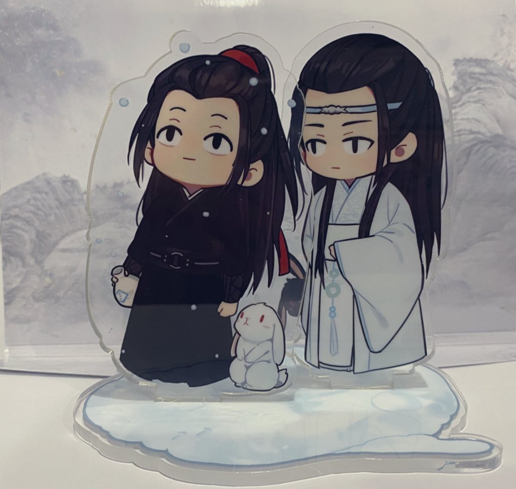 CQL standees- WangXian merried and they has a son- “Luckily, there’s still someone who trusts in you.”