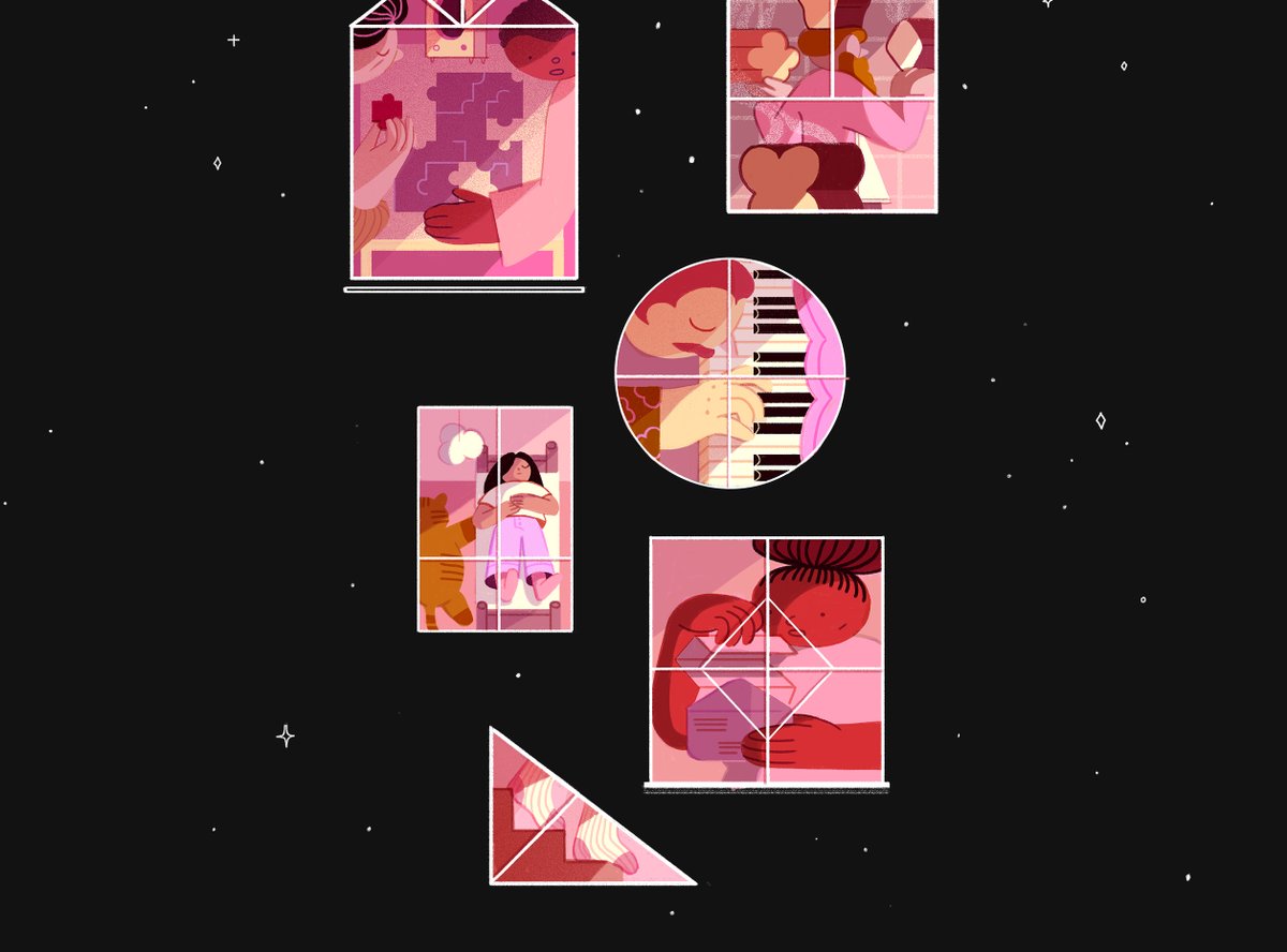 wentingthings's tweet photo. comic thoughts for 'Art in Isolation' @nytimes, thank you to AD Jessia Ma! lots more here > https://t.co/IeXi6vEYk1 https://t.co/ZR4NvStgAd