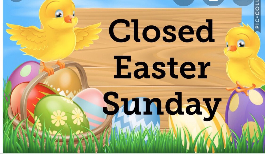 wilkbevco's tweet photo. We will be CLOSED EASTER SUNDAY to give our INCREDIBLE STAFF a much needed day or rest https://t.co/V9JX1So5OK