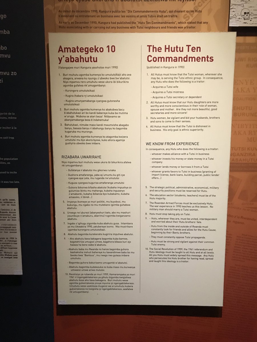 the  #GenocideAgainstTutsi. APROSOMA (Association pour la promotion sociale de la masse) from 1957-1965. It was created by Gitera Joseph a seminarist alumni and its HQ was in Save. He owned "ijwi rya rubanda rugufi" where he published "The 10 Hutu Commandements" #Kwibuka26  #Rwot
