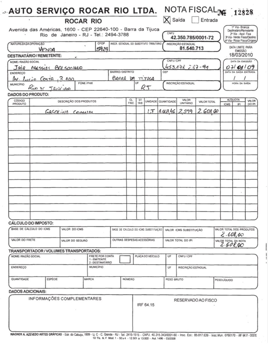 agsportlight's tweet image. EXCLUSIVO!!!
Mil litros em 1 abastecimento! Notas fiscais revelam superfaturamento do então deputado Jair Bolsonaro em reembolsos da verba de combustível. Leia:

agenciasportlight.com.br/index.php/2020…