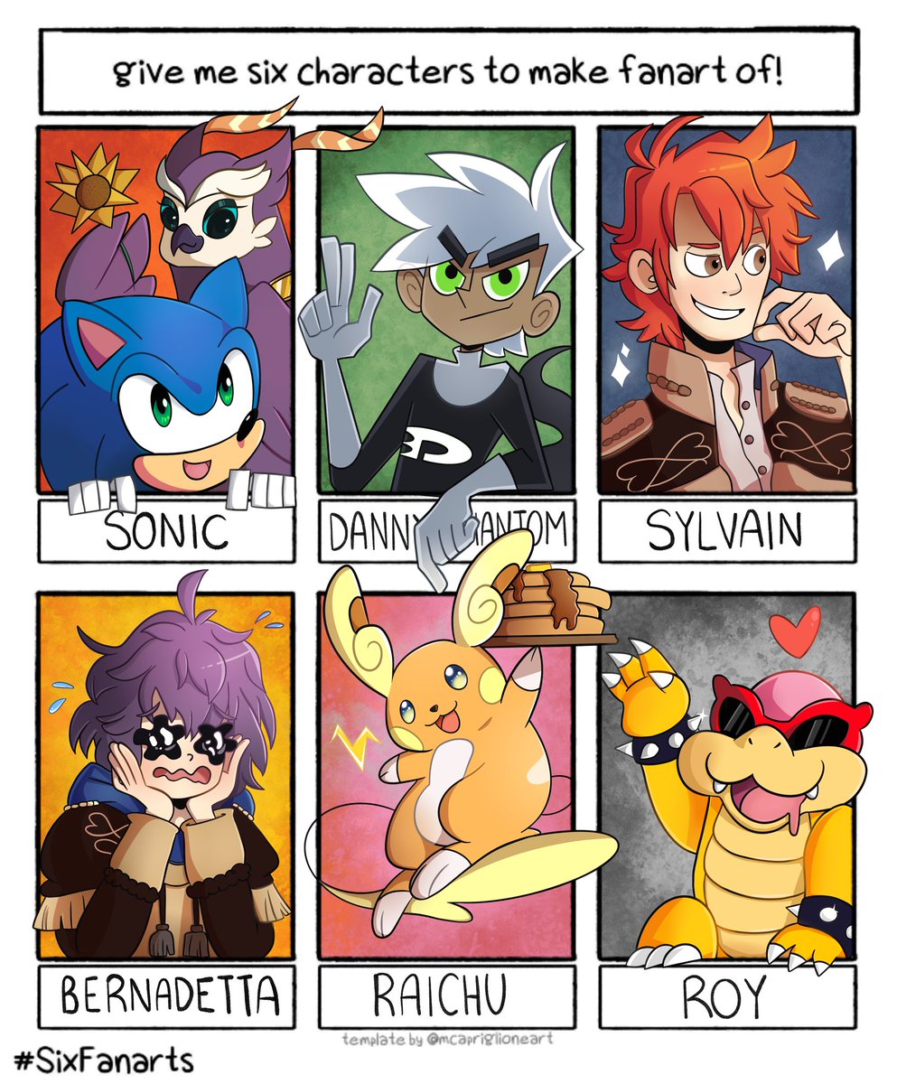 These suggestions were so much fun! Thank you! ✌️#sixfanart 