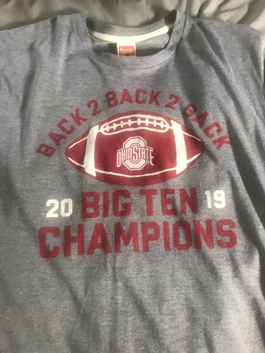 Today’s at <a href="/HOMAGE/">HOMAGE</a> tee for <a href="/DelawareAreaCC/">DelawareCareerCenter</a> virtual spirit week. Once a buckeye always a buckeye #GoBucks #DACCstrong #QuarantineLife