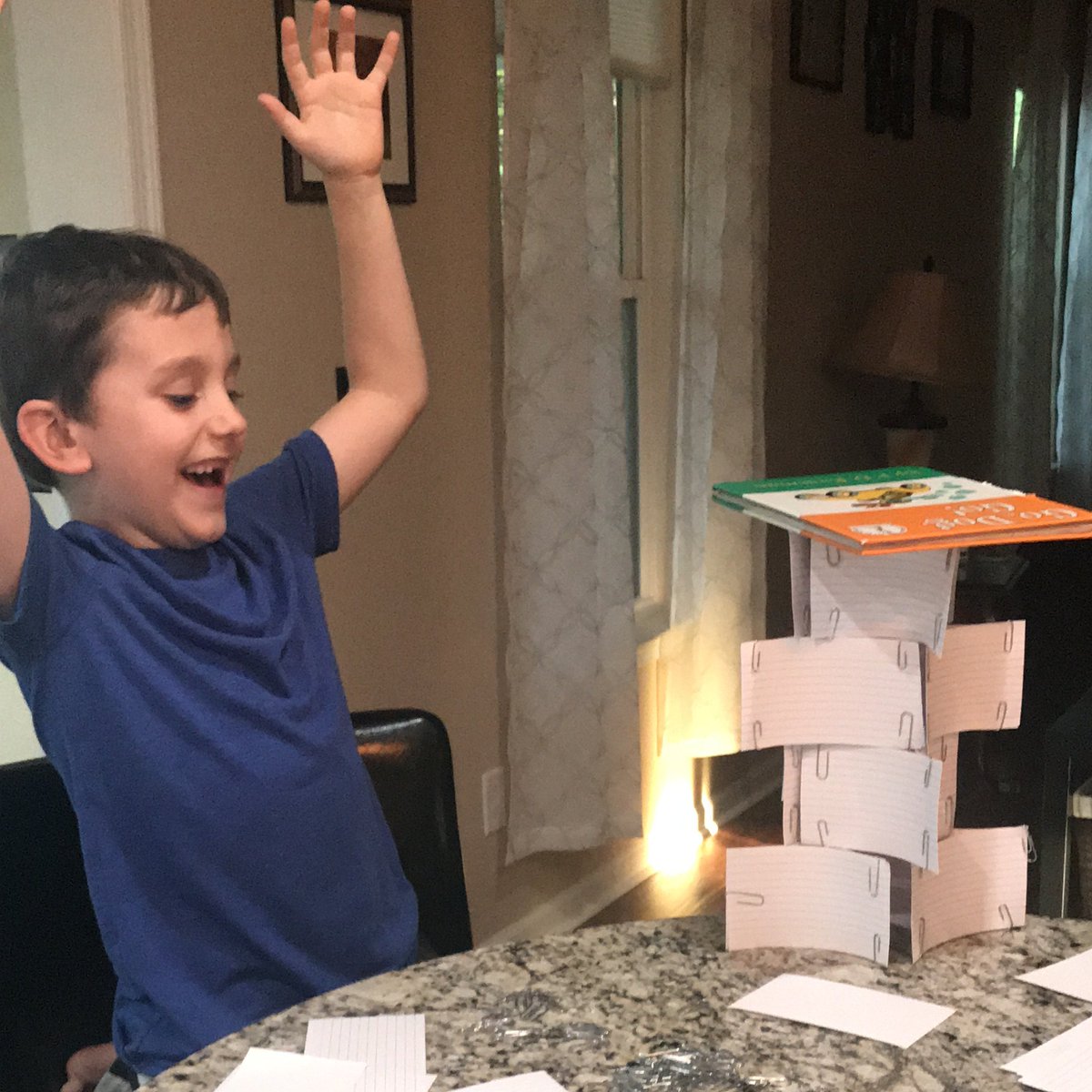 HarbisonWestEl's tweet photo. We love seeing the pictures of our Harbison Heroes working on their distance learning! Keep up the great work, Heroes! #HWES #Pridein5 #BelieveGrowSoar https://t.co/LCVgJNkCVT