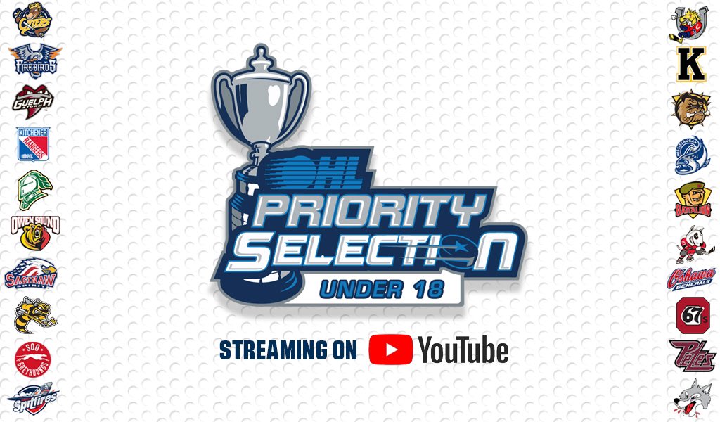 OHLHockey's tweet photo. The 2020 #OHLU18Draft gets underway Wednesday, April 8 at 12:00pm as #OHL clubs set their sights on the top 2002 and 2003-born Ontario Midget AAA prospects.

DETAILS 📰: https://t.co/NIXynidCg3 https://t.co/VdRGOirX6D