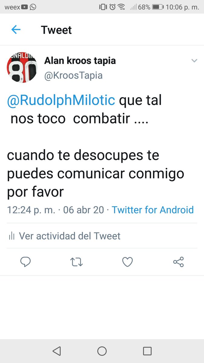 KroosTapia's tweet photo. @s0noroman @pokemex
Buenas...
mi rival no me contesto @RudolphMilotic aquí tengo la prueba https://t.co/EeSZWVPvXV