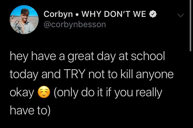 corbyn besson hating school