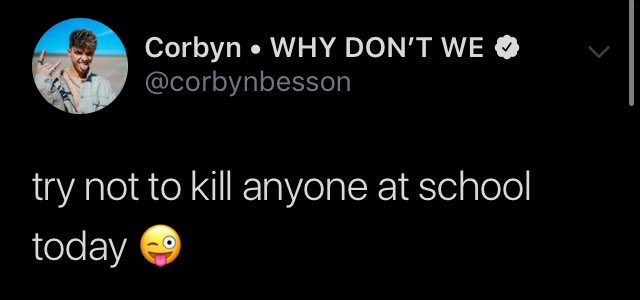 corbyn besson hating school