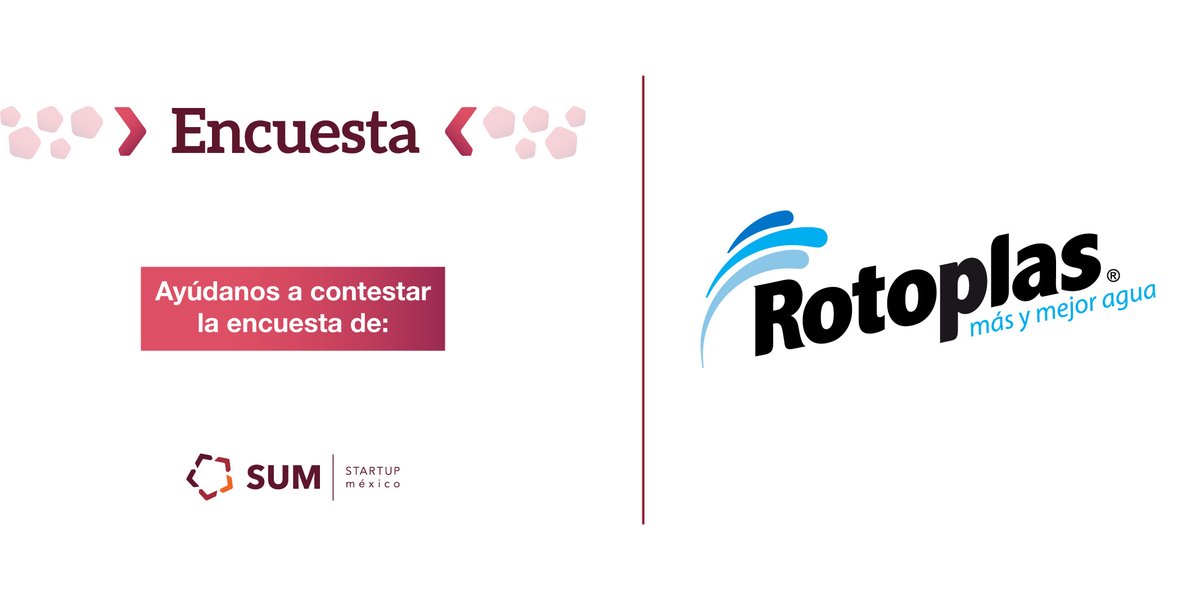 startupmexico's tweet photo. ⚠️ 🚀 Atención comunidad SUM

Eres #emprendedor, #inventor, o te interesa la innovación, ¡Ayúdanos contestando esta encuesta!  @RotoplasMexico 
👉 https://t.co/ZEbkUZPb78
 #FelizMartes #Encuesta https://t.co/llVDvm3J72