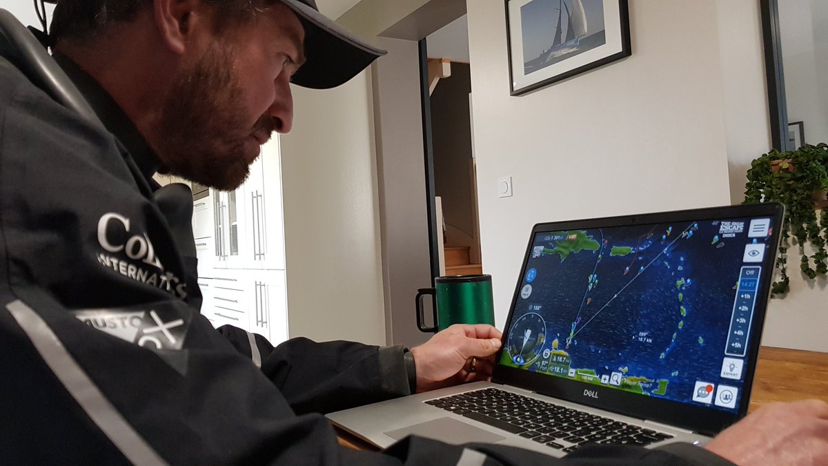Phil_Sharp_'s tweet photo. Pleased to say the long nights of broken sleep have ended, I have successfully crossed the Atlantic on the #OceansLab virtual Imoca60 💪💪 #TheGreatEscape https://t.co/8xZid2xncp