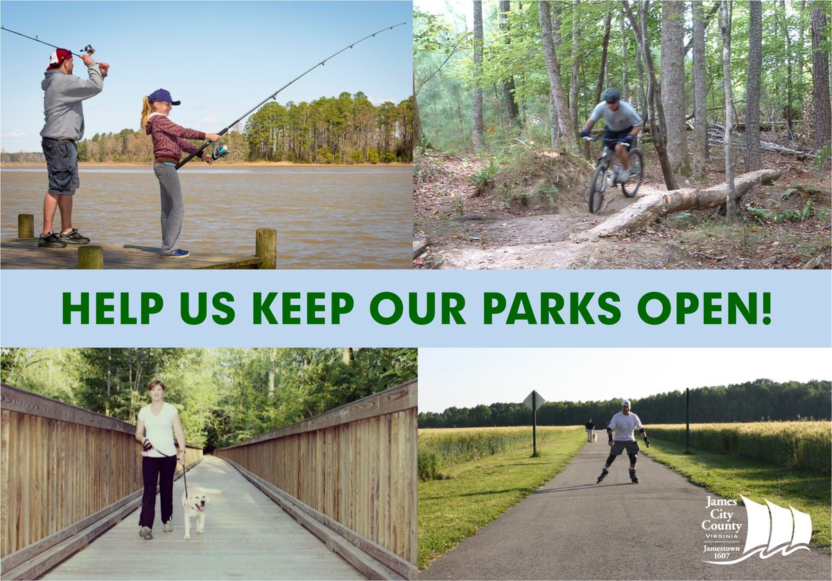 James City County has a variety of opportunities available in our parks to maintain your mental wellness and connect to nature during these challenging times.