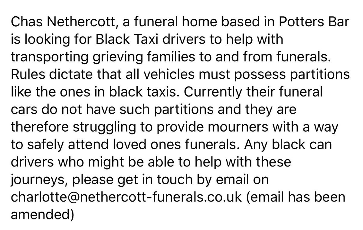 SaveTaxi's tweet photo. Please RT for any cabbies still working and please stay safe #Savetaxi @SaveTaxi https://t.co/gizDVSWEwr