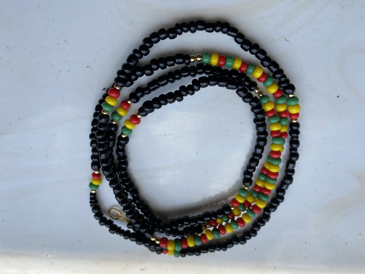 rasta waist beads