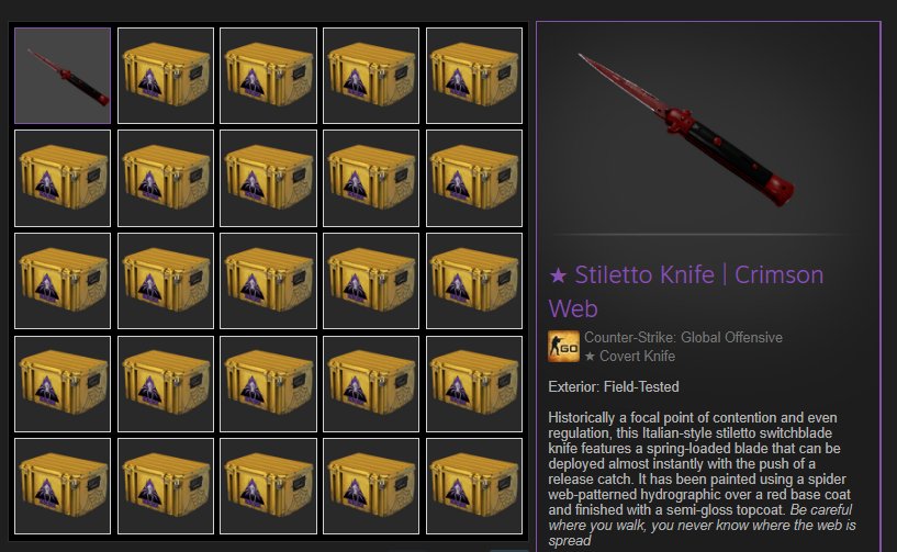 VitalCS2's tweet image. 🎁Another KNIFE GIVEAWAY🎁

🏆★ Stiletto Knife | Crimson Web FT🔪

✅Retweet
✅Follow @DaddyskinsCSGO &amp;amp; @vitalcsgo1
 
Winner announced in 7 days🕖

That’s it! GL 🤞