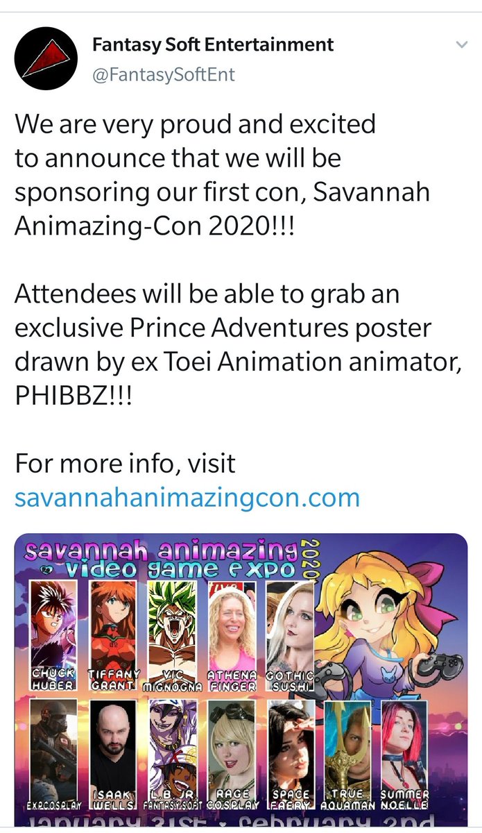 The only thing shady is your brain. I spoke to  @SSGPrinceVegeta directly. I don't need you for ANYTHING.You suggested doxing of ISWV too.Also ironic how FSE gets exposed for lying to fans for $ & yet they helped *sponsor* a con you bragged about booking. https://twitter.com/FantasySoftEnt/status/1247581796759453698?s=19