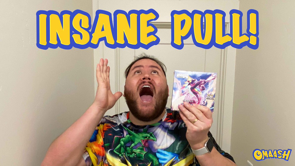 OmaashNation's tweet photo. ❗️BEST CARD PULLED❗️Today we open more Japanese Rebellion Crash! I love this set and we pulled some mouth dropping cards.... literally! Check it out and enjoy channeling your inner nerd! #omaash #pokemon #pokemontcg #bestpull https://t.co/hRuoAjMe77 https://t.co/2TwRBdkr0r