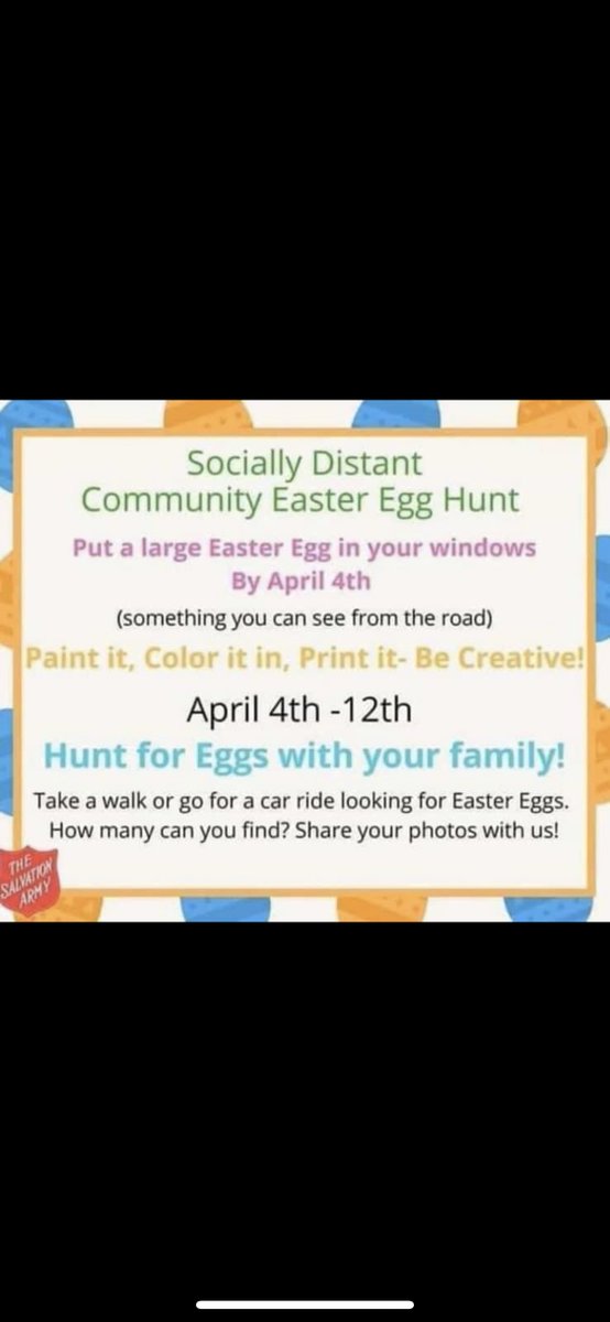 SmithRoadEl's tweet photo. Let’s have some more fun! Community Egg hunt! How many eggs will you find?          🐣 🐰 💜 https://t.co/mwBiiaiGT5