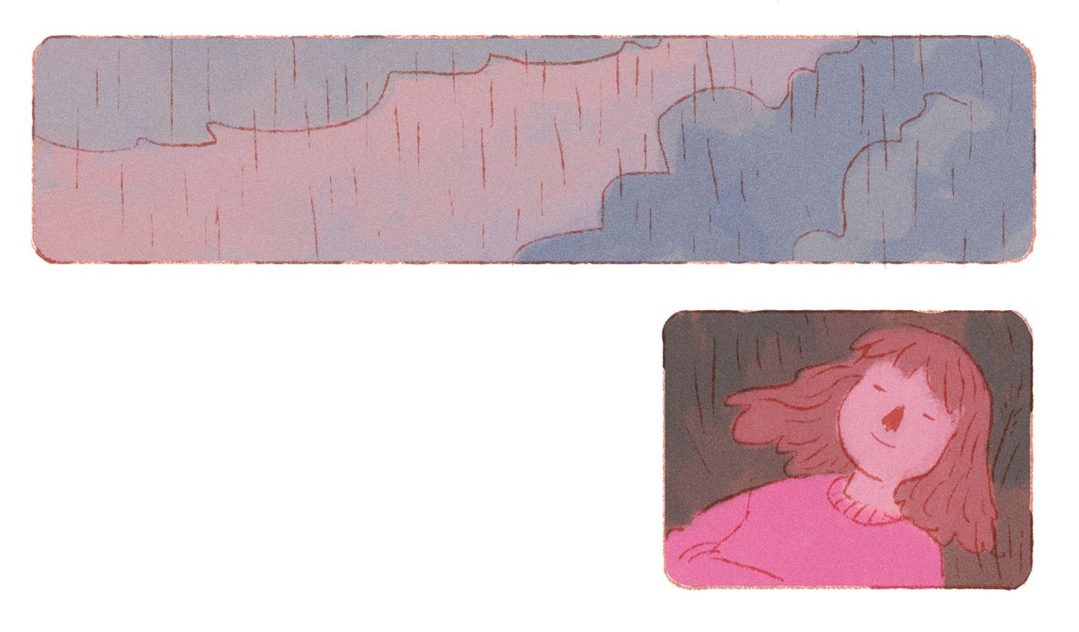 bleu_capsicum's tweet image. Here&apos;s a little comic about the times when I went cloud-watching when I was about seventeen. I&apos;ve been doing that a lot lately, and it made me think back to those specific moments.