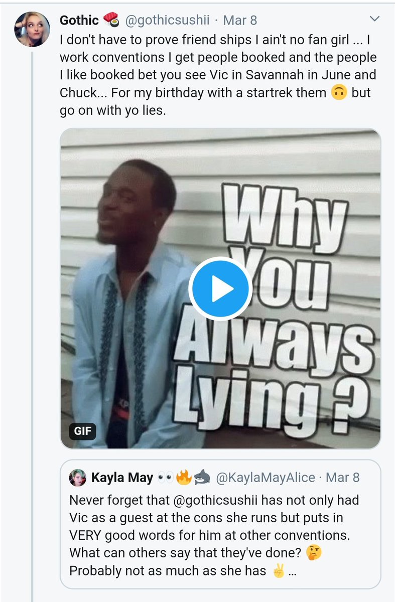 The only thing shady is your brain. I spoke to  @SSGPrinceVegeta directly. I don& #39;t need you for ANYTHING.You suggested doxing of ISWV too.Also ironic how FSE gets exposed for lying to fans for $ & yet they helped *sponsor* a con you bragged about booking. https://twitter.com/FantasySo...