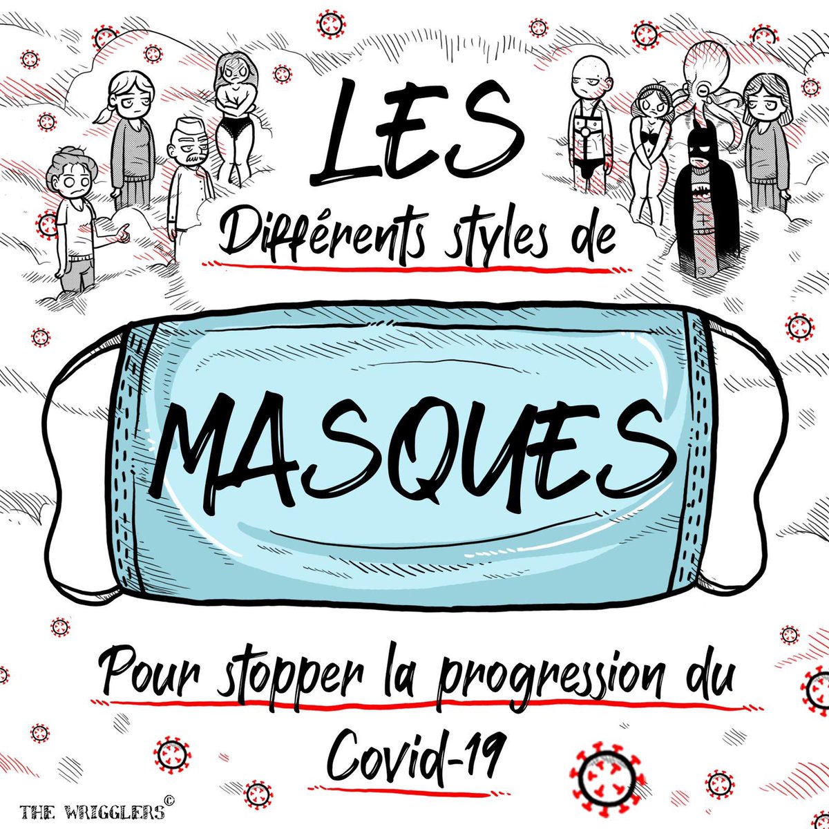 TWrigglers's tweet photo. On vous a préparé une belle suite de masques. Il y en aura pour tous les goûts 😏😉 #journeemondialedelasante https://t.co/GrDZWHBHWp