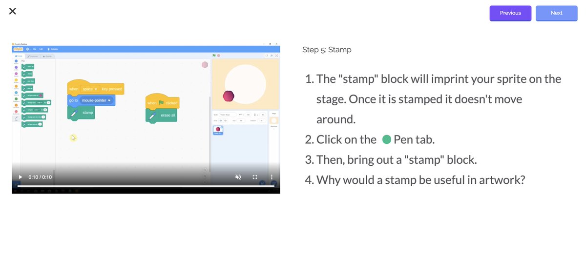 codeCampusED's tweet image. This week's free coding tutorial: code a simple art project.
Send your kids to codecampus.com for this free tutorial, and for a library of other free code-at-home resources!
#distancelearning #Teachers #remotelearning #RemoteLearningEduResources
