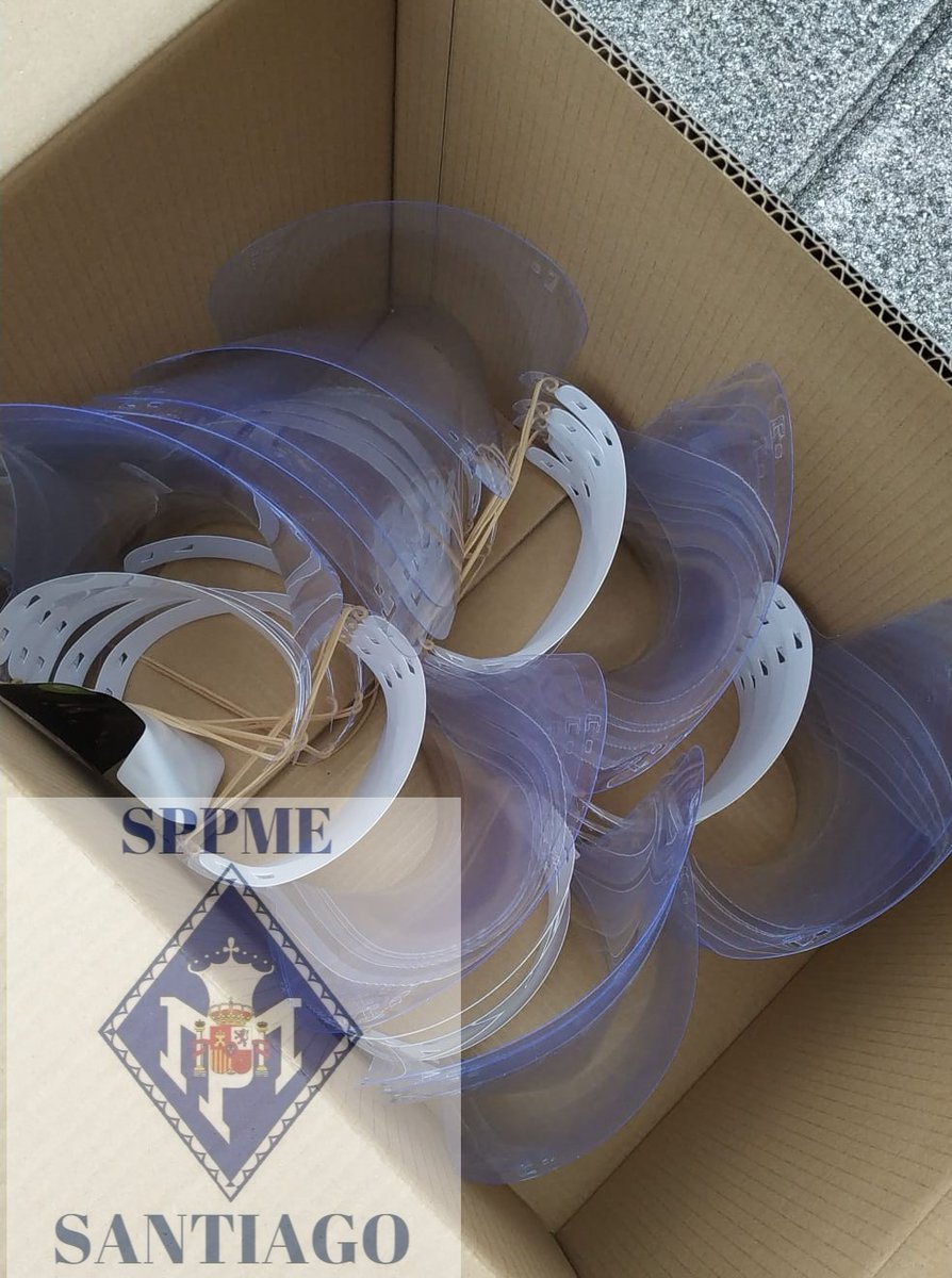 sppmsantiago's tweet photo. @GaliciaMakers Dar las gracias a esta empresa por la donación de pantallas de protección para la Policía Local de Santiago de Compostela a través del SPPME de Santiago. Gracias. https://t.co/huCsYQhtfW