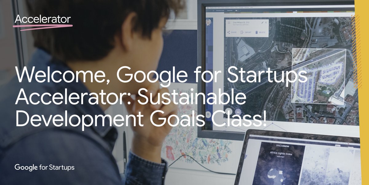 GoogleStartups's tweet image. Today, we’re excited to announce the first (and fully remote) class of the @Google for Startups Accelerator on @UN Sustainable Development Goals. Meet the 11 selected #startups, all solving social issues around the 🌎 with tech: goo.gle/2RlFBXH #AcceleratedWithGoogle